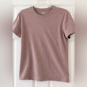 SKIMS Taupe/ Mauve Cotton T-Shirt